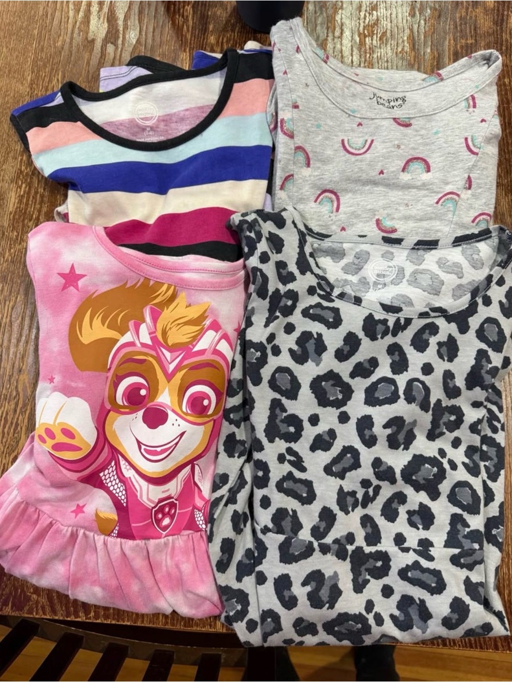 Girls 4-Pack Long Sleeve Dresses Size 7/8